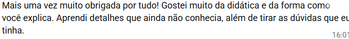 Depoimento de aluna sobre a mentoria tattoo - Aprendi detalhes que não conhecia